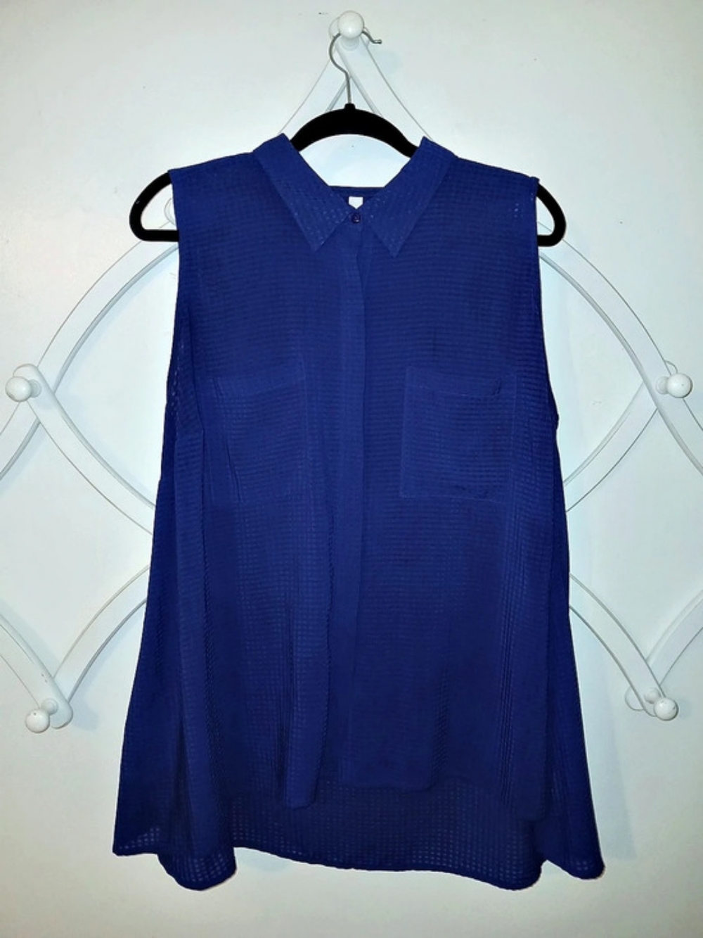 Collection Sleeveless Blouse in Blue